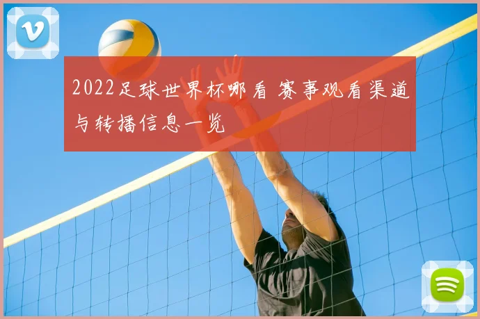 2022足球世界杯哪看 赛事观看渠道与转播信息一览